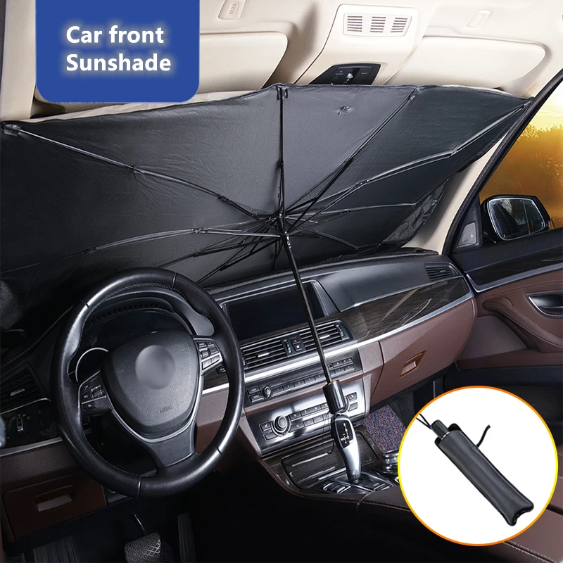 Car Accessories Company - Car Windshield Sunshade Multi-functional Convenient Foldable