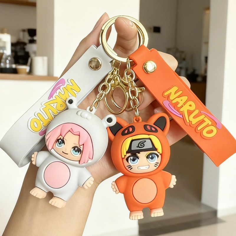 Car Accessories Company - New Cartoon Naruto Q-version Keychain Anime