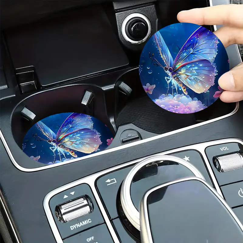 2pcs Beautiful Butterfly Car C - огляд і ціна Car Accessories Unique