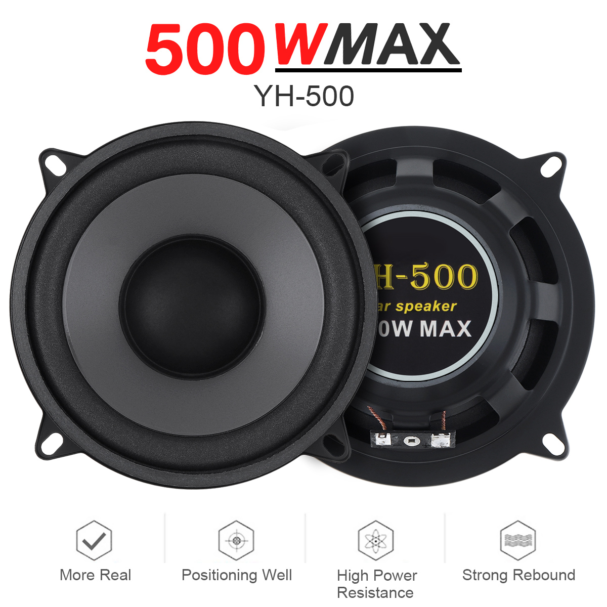 5 Inch 400W / 500W 2-Way Car H - огляд і ціна Car Accessories Sound System