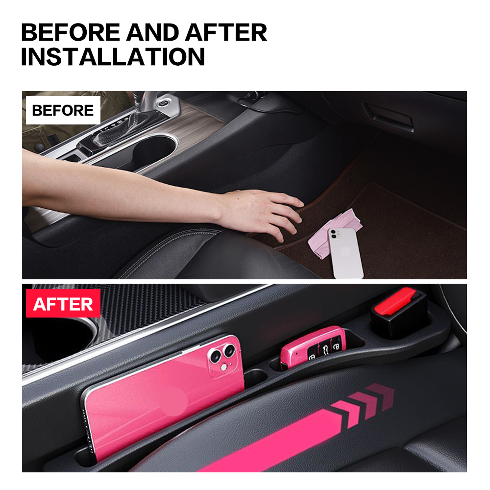 2PCS Car Seat Gap Filler Betwe - огляд і ціна D.A.D Car Accessories