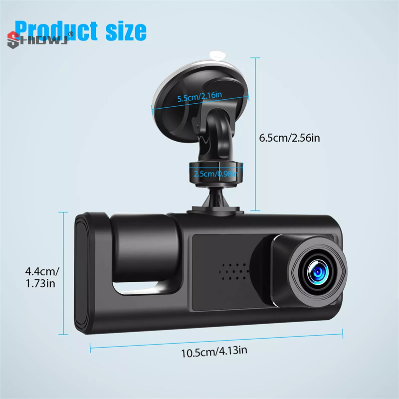 3 Channel Car DVR HD 1080P 3-L - огляд і ціна Car Dash Cam
