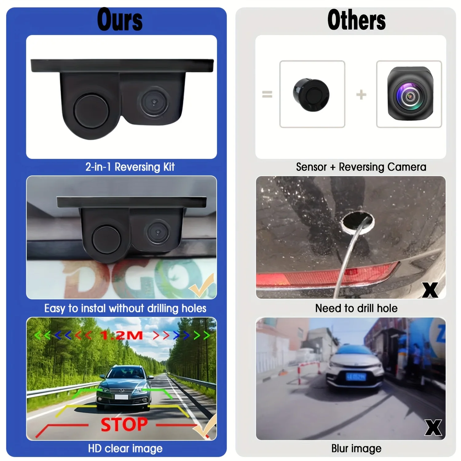 2-in-1 HD Backup Camera & Buzz - огляд і ціна Car Accessories Sound System