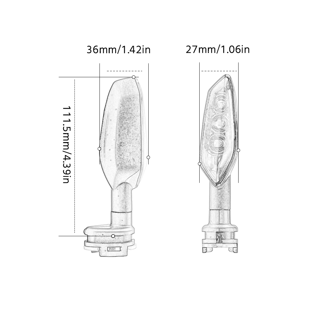 Flasher LED Turn Signal For YA - огляд і ціна Car Accessories Xuv 700