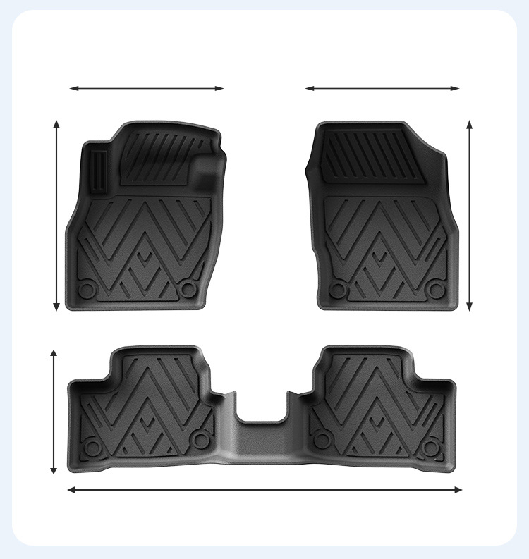  (LHD)For Volkswagen Polo Plus - огляд і ціна Car Floor Mat Rubber