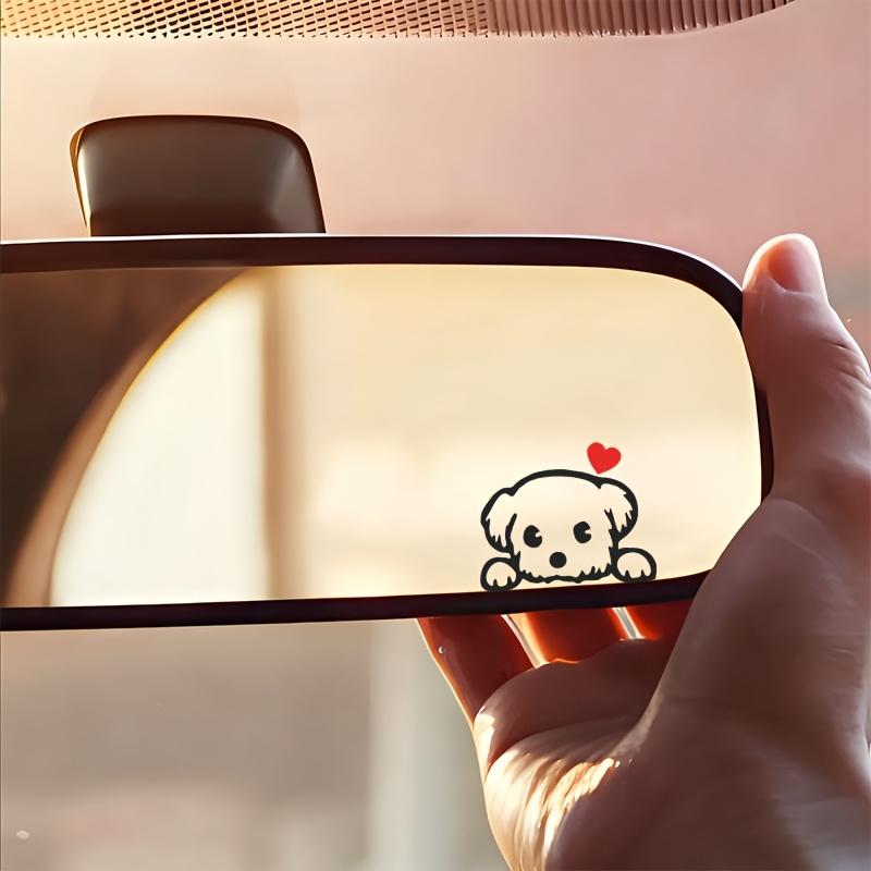 2PCS Cute Cartoon Dog Fun Viny - огляд і ціна Car Accessories Unique