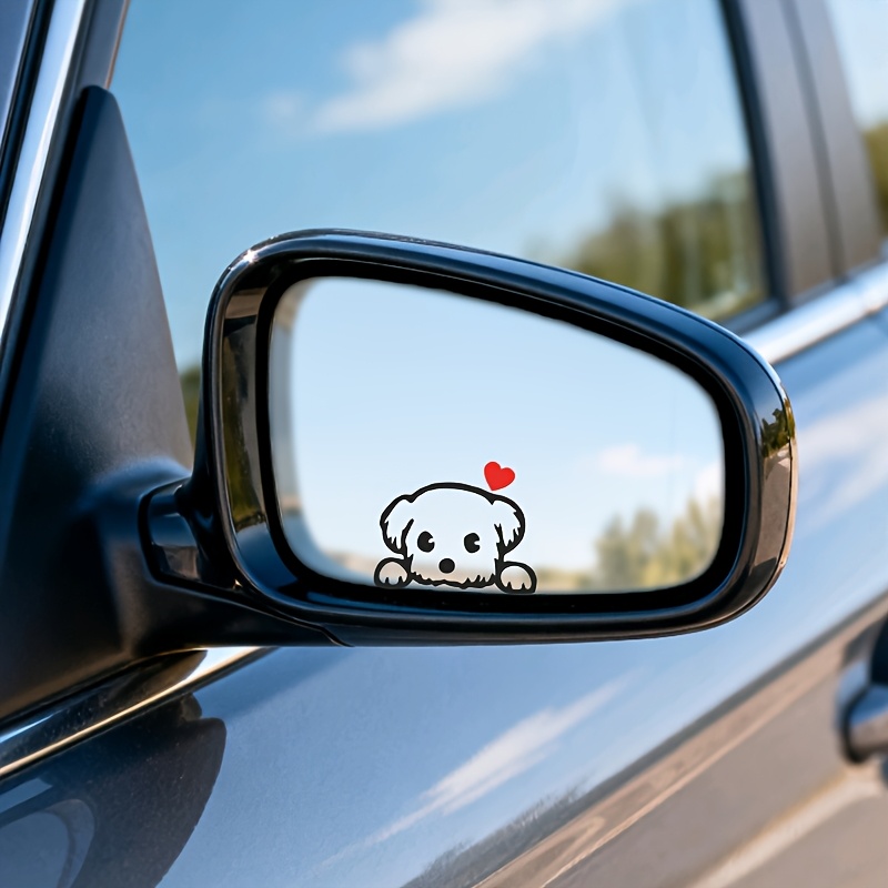2PCS Cute Cartoon Dog Fun Viny - огляд і ціна Car Accessories Unique