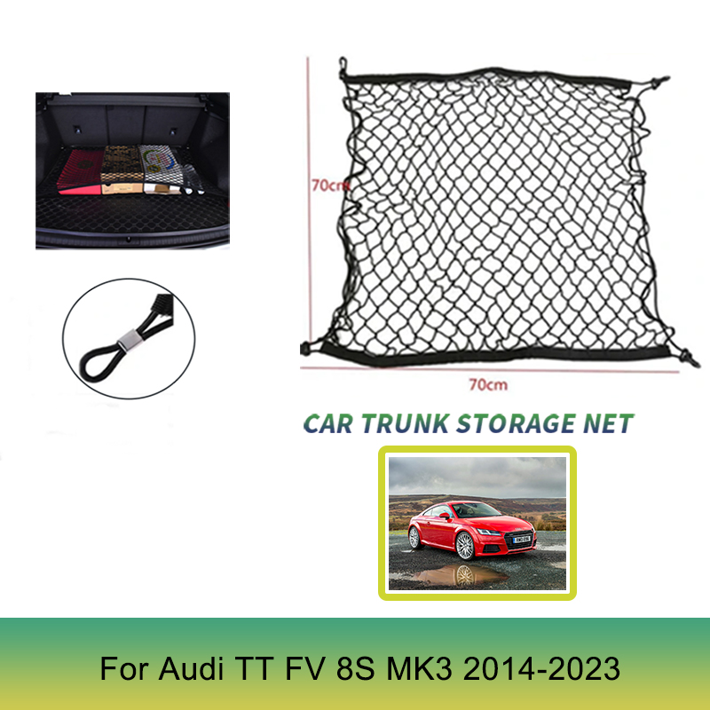 4 HooK 70x70 CM Car Trunk Net  - огляд і ціна Car Cargo Net Trunk