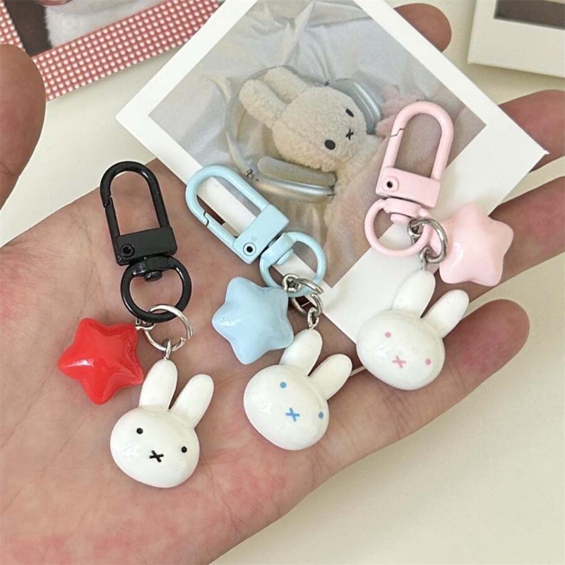 Kawaii Miffy Keychain Cute Rab - огляд і ціна Car Accessories Unique